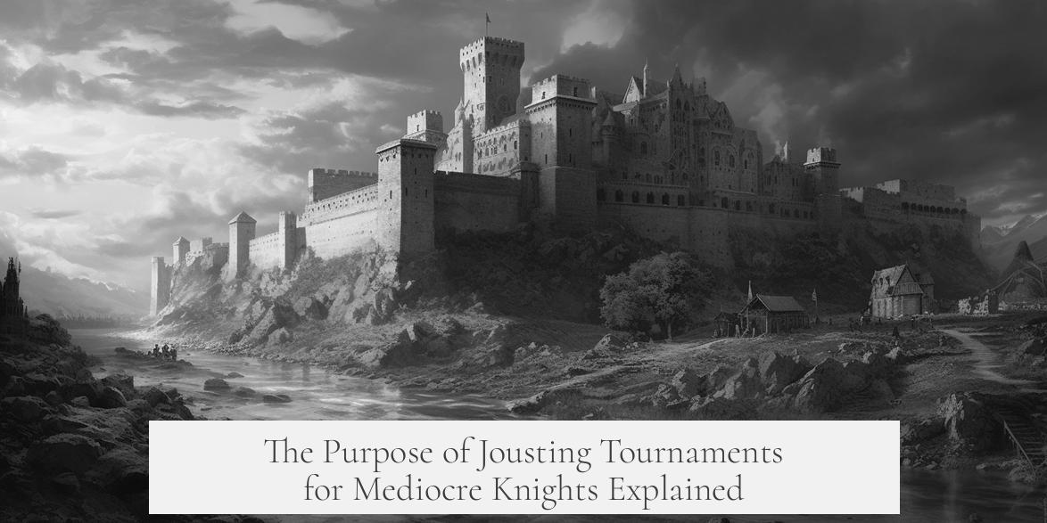The Purpose of Jousting Tournaments for Mediocre Knights Explained
