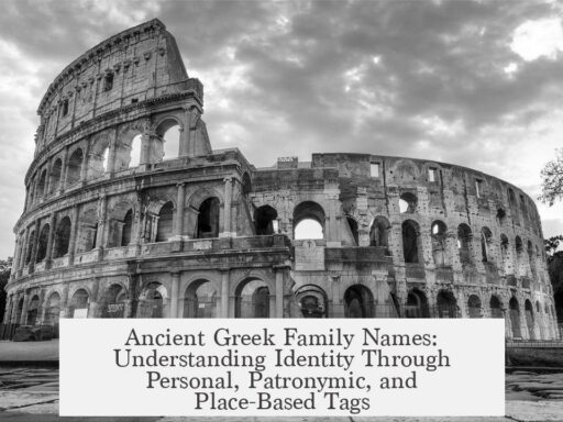 Ancient Greek Family Names: Understanding Identity Through Personal, Patronymic, and Place-Based Tags