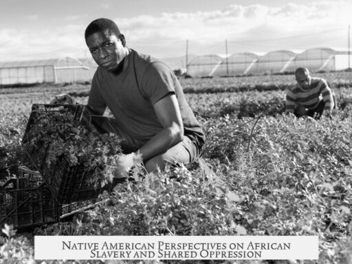 Native American Perspectives on African Slavery and Shared Oppression
