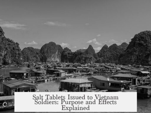 Salt Tablets Issued to Vietnam Soldiers: Purpose and Effects Explained