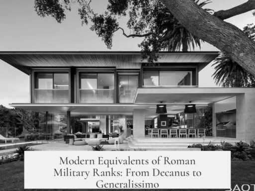 Modern Equivalents of Roman Military Ranks: From Decanus to Generalissimo