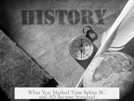 What Year Marked Time Before BC and AD Became Standard