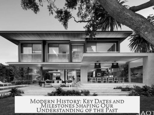 Modern History: Key Dates and Milestones Shaping Our Understanding of the Past