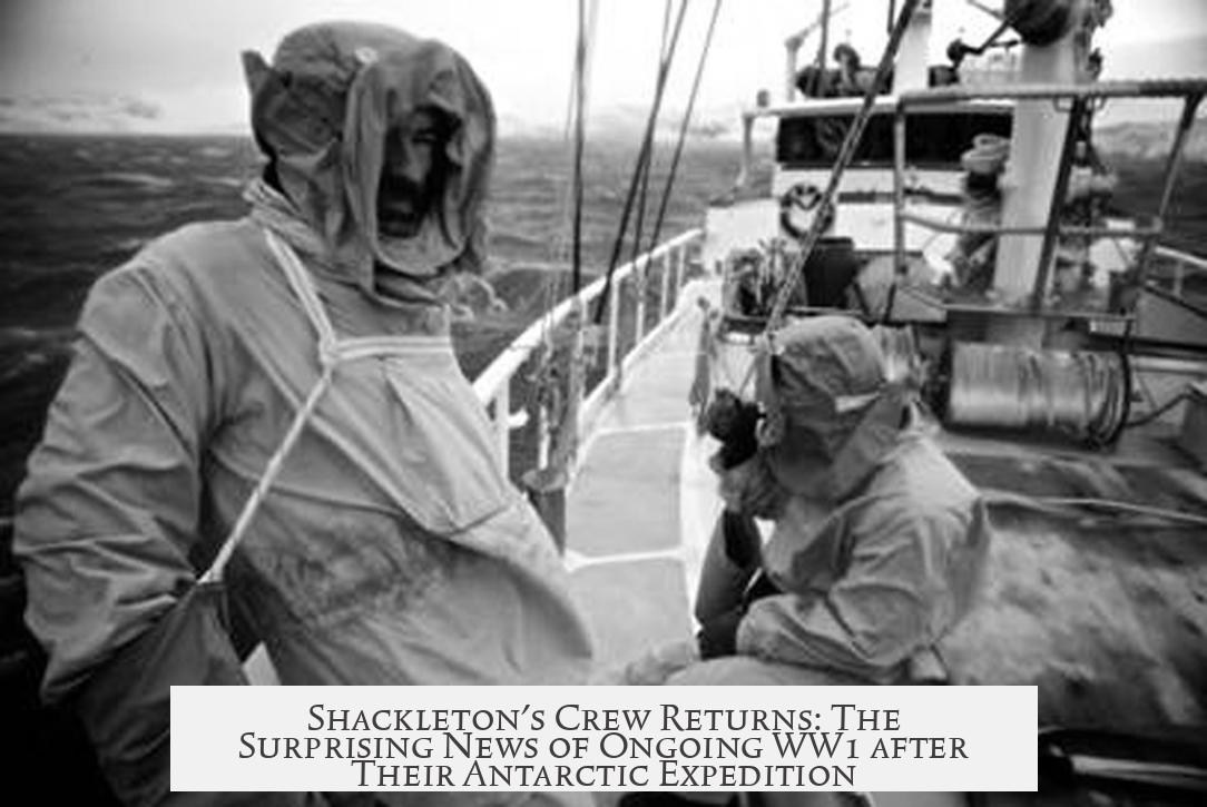 Shackleton's Crew Returns: The Surprising News of Ongoing WW1 after Their Antarctic Expedition