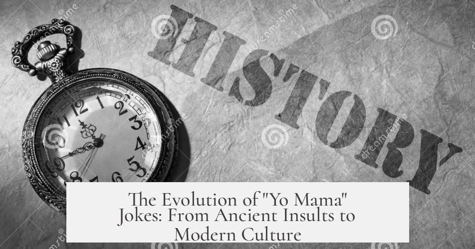 The Evolution of "Yo Mama" Jokes: From Ancient Insults to Modern Culture