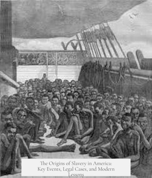The Origins of Slavery in America: Key Events, Legal Cases, and Modern Lessons