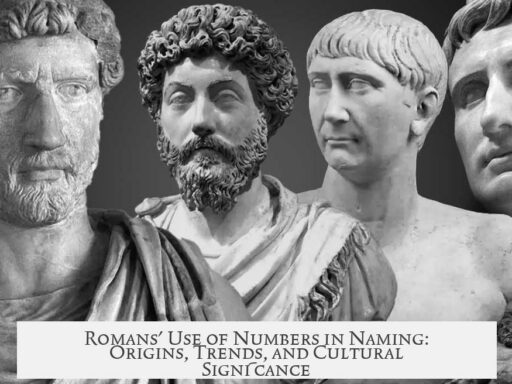 Romans' Use of Numbers in Naming: Origins, Trends, and Cultural Significance