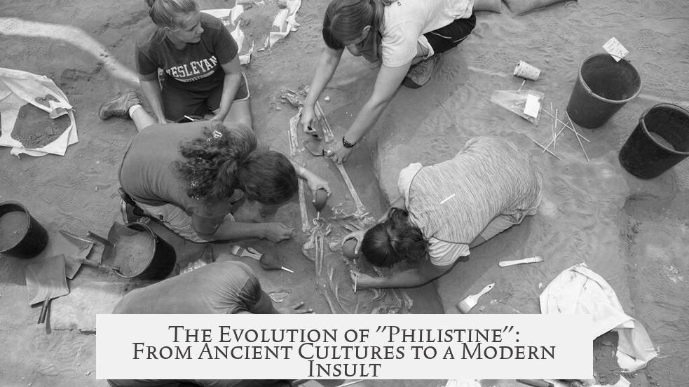 The Evolution of "Philistine": From Ancient Cultures to a Modern Insult