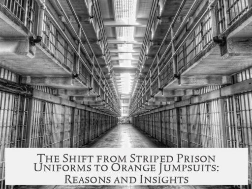 The Shift from Striped Prison Uniforms to Orange Jumpsuits: Reasons and Insights