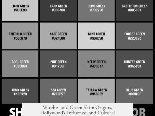 Witches and Green Skin: Origins, Hollywood's Influence, and Cultural Impact