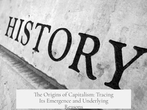 The Origins of Capitalism: Tracing Its Emergence and Underlying Reasons
