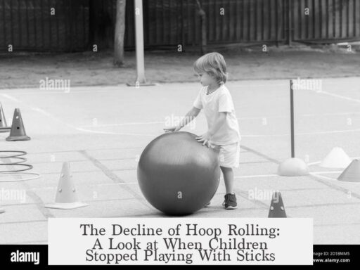 The Decline of Hoop Rolling: A Look at When Children Stopped Playing With Sticks