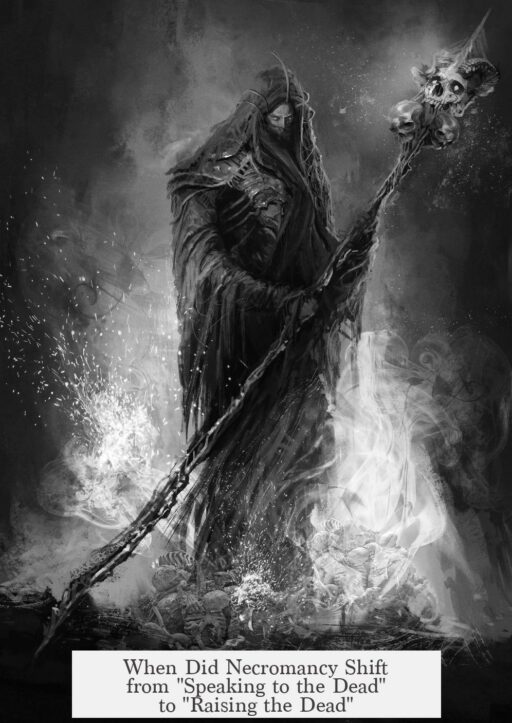 When Did Necromancy Shift from "Speaking to the Dead" to "Raising the Dead"