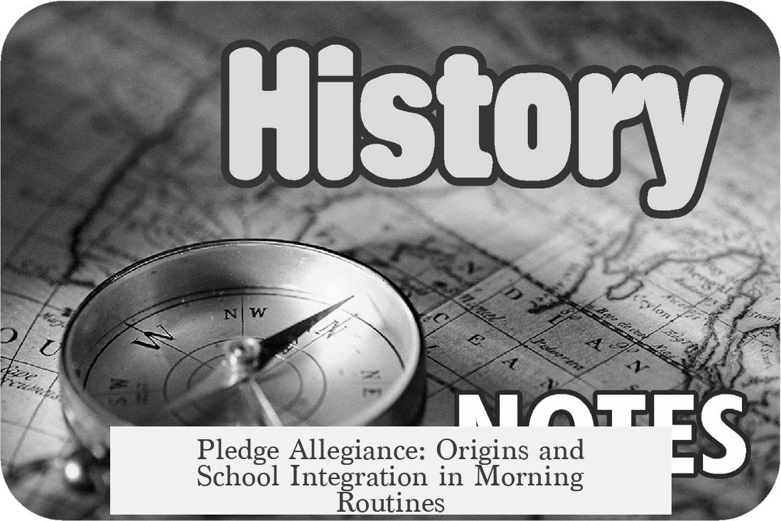 Pledge Allegiance: Origins and School Integration in Morning Routines