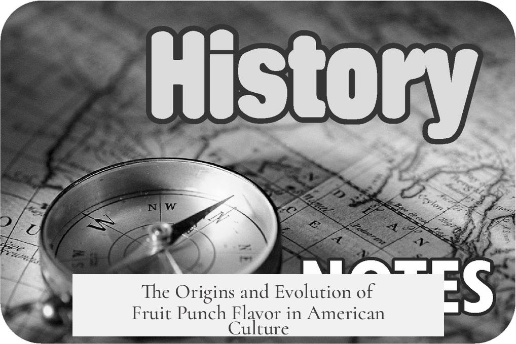 The Origins and Evolution of Fruit Punch Flavor in American Culture