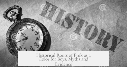 Historical Roots of Pink as a Color for Boys: Myths and Evidence