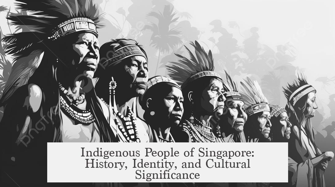 Indigenous People of Singapore: History, Identity, and Cultural Significance