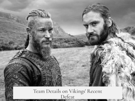 Team Details on Vikings' Recent Defeat