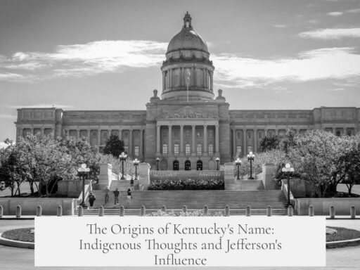 The Origins of Kentucky's Name: Indigenous Thoughts and Jefferson's Influence