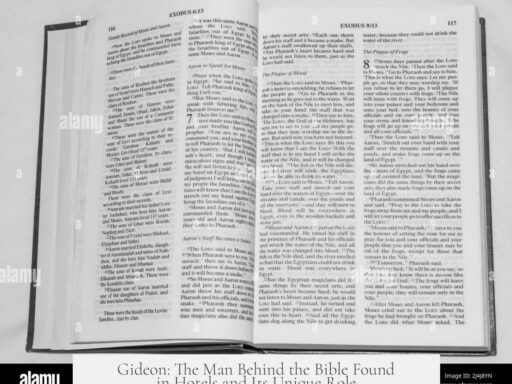 Gideon: The Man Behind the Bible Found in Hotels and Its Unique Role