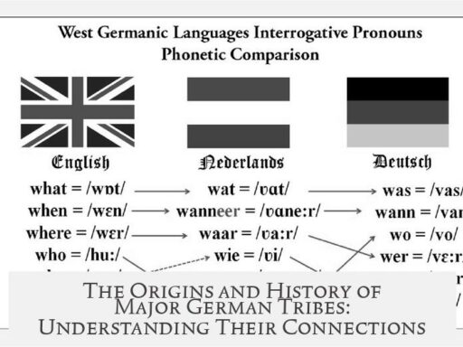 The Origins and History of Major German Tribes: Understanding Their Connections