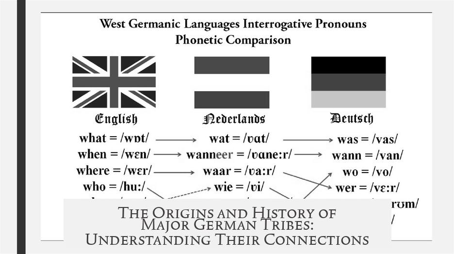 The Origins and History of Major German Tribes: Understanding Their Connections