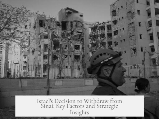 Israel's Decision to Withdraw from Sinai: Key Factors and Strategic Insights