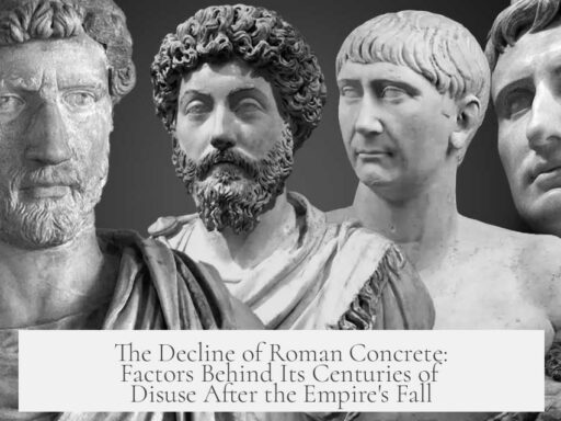 The Decline of Roman Concrete: Factors Behind Its Centuries of Disuse After the Empire's Fall