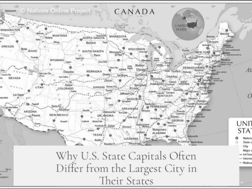 Why U.S. State Capitals Often Differ from the Largest City in Their States