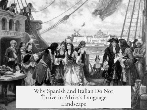 Why Spanish and Italian Do Not Thrive in Africa's Language Landscape