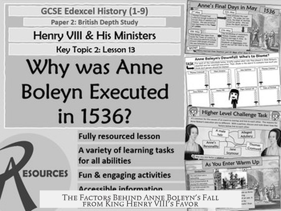 The Factors Behind Anne Boleyn's Fall from King Henry VIII's Favor