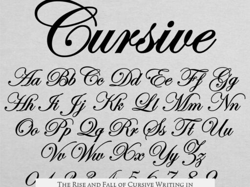 The Rise and Fall of Cursive Writing in Education: Its Impact and Current Status