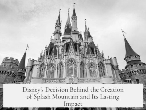 Disney's Decision Behind the Creation of Splash Mountain and Its Lasting Impact
