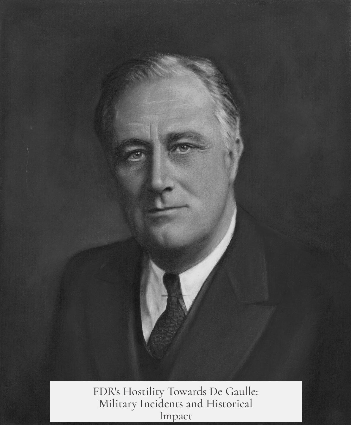 FDR's Hostility Towards De Gaulle: Military Incidents and Historical Impact