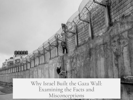 Why Israel Built the Gaza Wall: Examining the Facts and Misconceptions