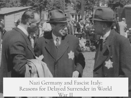 Nazi Germany and Fascist Italy: Reasons for Delayed Surrender in World War II