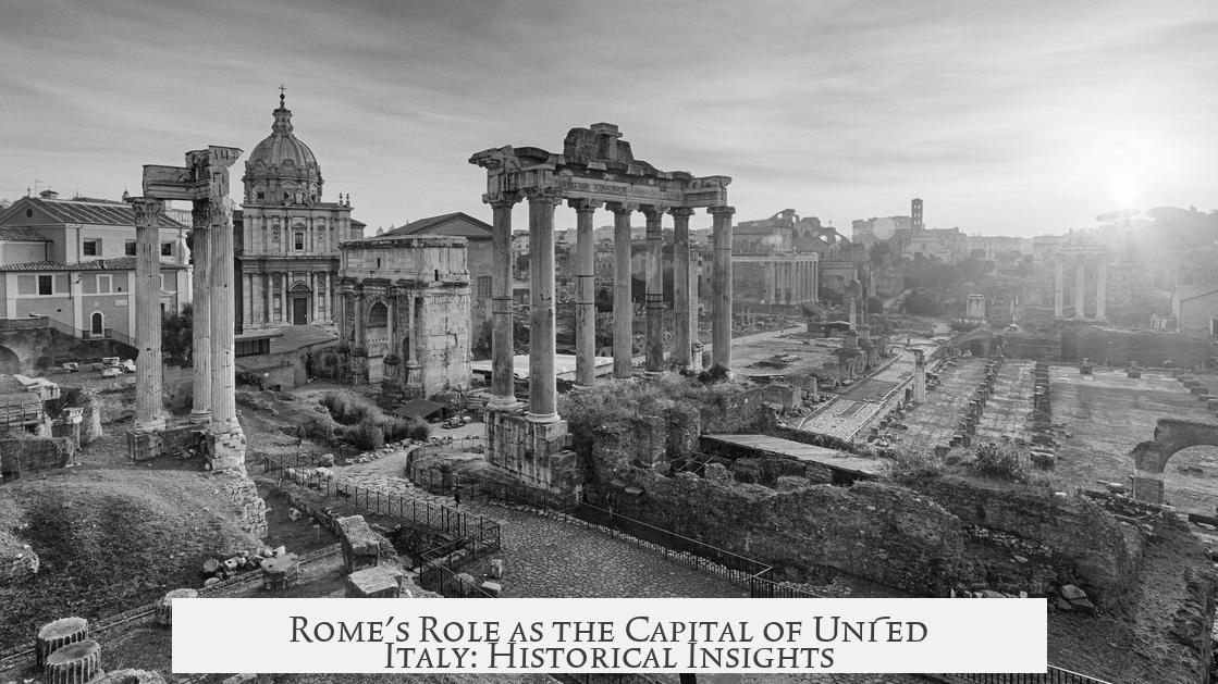 Rome's Role as the Capital of Unified Italy: Historical Insights