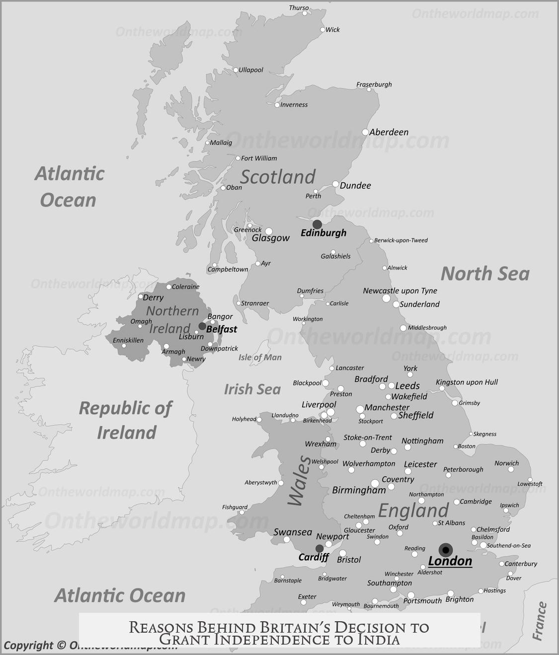 Reasons Behind Britain's Decision to Grant Independence to India