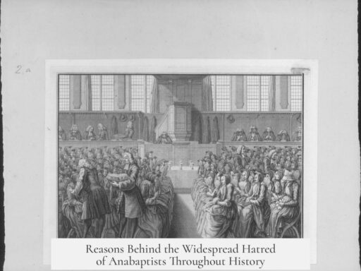 Reasons Behind the Widespread Hatred of Anabaptists Throughout History
