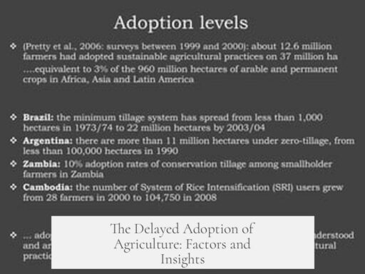 The Delayed Adoption of Agriculture: Factors and Insights
