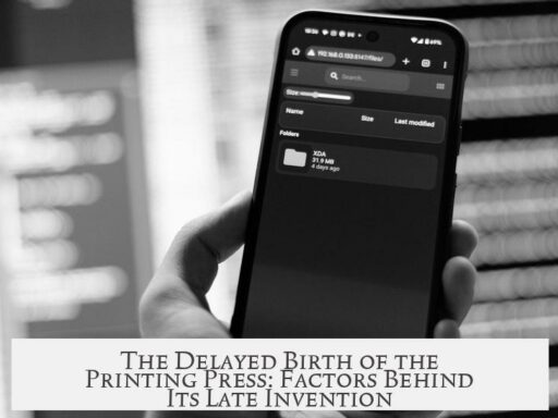 The Delayed Birth of the Printing Press: Factors Behind Its Late Invention