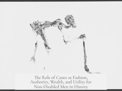 The Role of Canes as Fashion, Authority, Wealth, and Utility for Non-Disabled Men in History