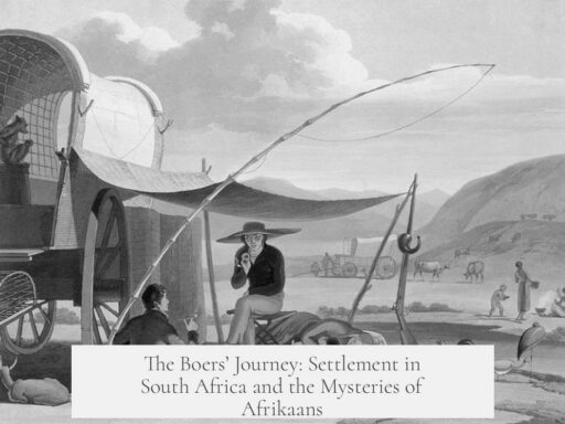The Boers’ Journey: Settlement in South Africa and the Mysteries of Afrikaans