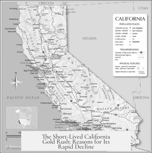 The Short-Lived California Gold Rush: Reasons for Its Rapid Decline