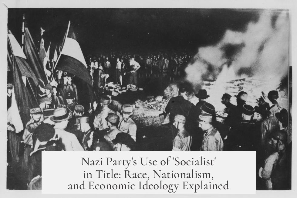 Nazi Party's Use of 'Socialist' in Title: Race, Nationalism, and Economic Ideology Explained