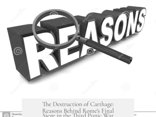 The Destruction of Carthage: Reasons Behind Rome's Final Siege in the Third Punic War