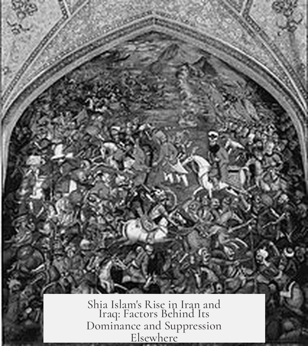Shia Islam's Rise in Iran and Iraq: Factors Behind Its Dominance and Suppression Elsewhere