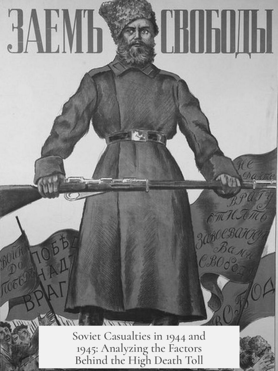Soviet Casualties in 1944 and 1945: Analyzing the Factors Behind the High Death Toll