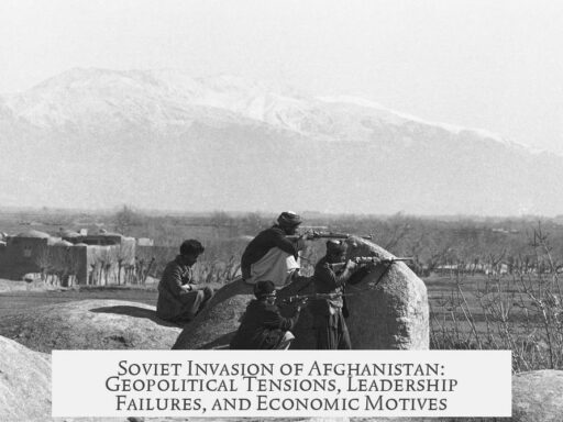 Soviet Invasion of Afghanistan: Geopolitical Tensions, Leadership Failures, and Economic Motives