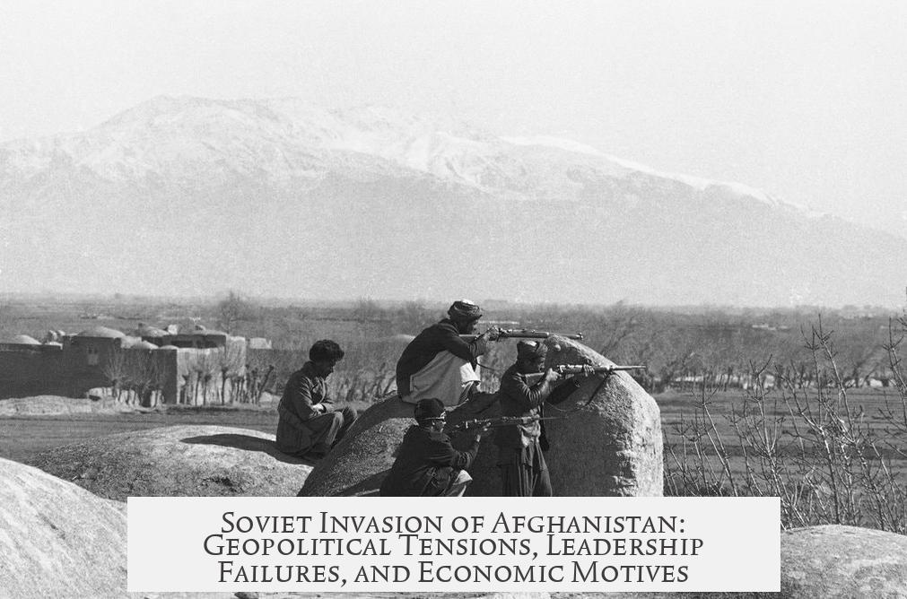 Soviet Invasion of Afghanistan: Geopolitical Tensions, Leadership Failures, and Economic Motives
